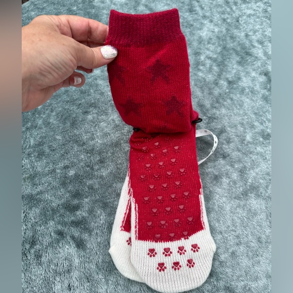 Cuddl Duds Sherpa Lined Lounge Socks + Tu Slipper Socks - Picture 5 of 7